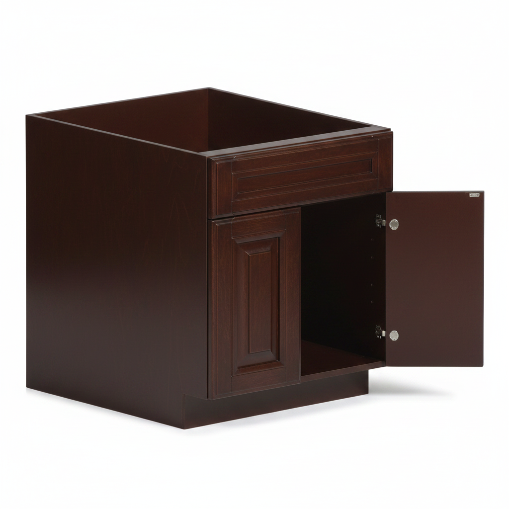 [SB30-TK-CHO] Sink Base - Chocolate (30" W × 34.5" H × 24" D)