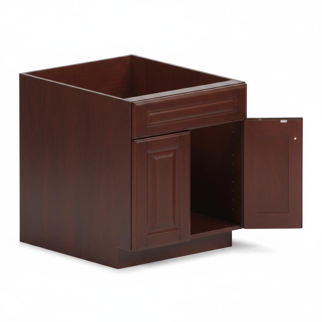 [SB30-TK-WAL] Sink Base - Walnut (30" W × 34.5" H × 24" D)