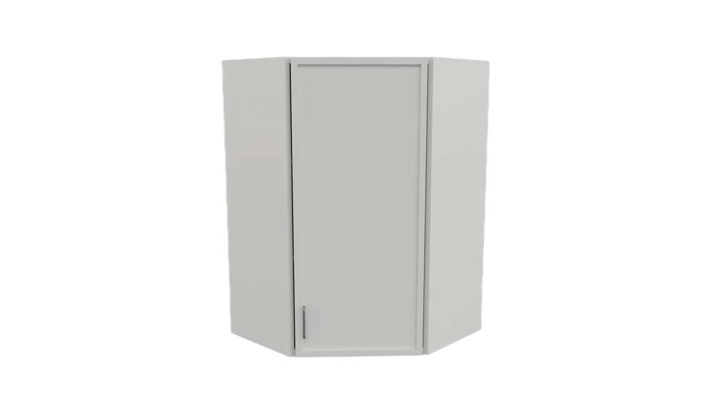 [SSW-DWDMD2430-GKD-SSW] Slim Shaker White Door Wall Mullion Diagonal 24" x 30"