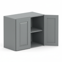 Wall Cabinet 36"W x 12"H (24" Deep) - Stone Gray