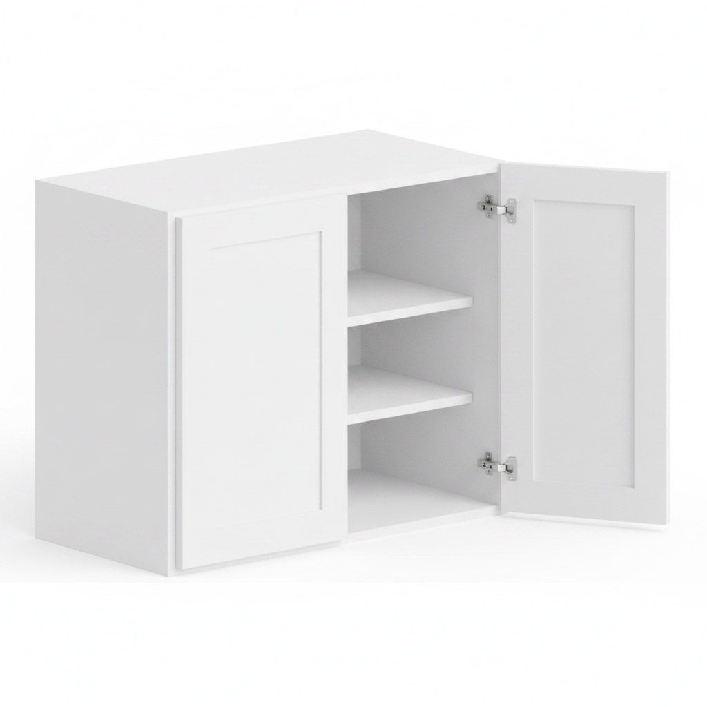 Wall Cabinet 24"-36" - White Shaker