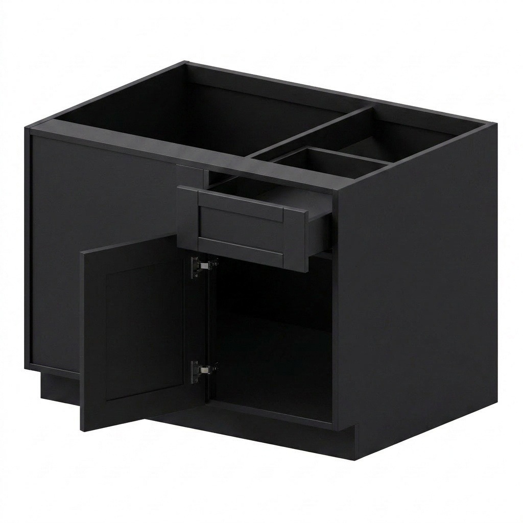 [BBC39-TK-ESP] Base Blind Corner - Espresso (39" W × 34.5" H × 24" D)