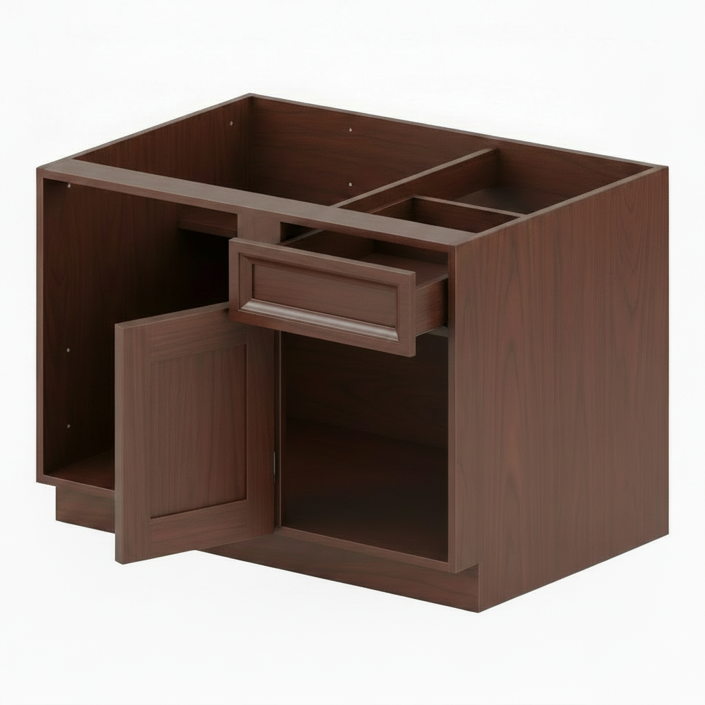 [BBC39-TK-WAL] Base Blind Corner - Walnut (39" W × 34.5" H × 24" D)