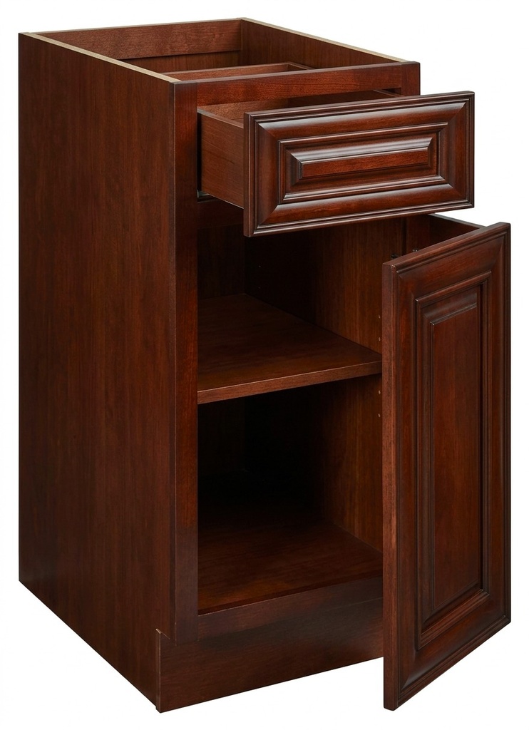 [B09-TK-CHO] Base Cabinet - Chocolate (9" W × 34.5" H × 24" D)