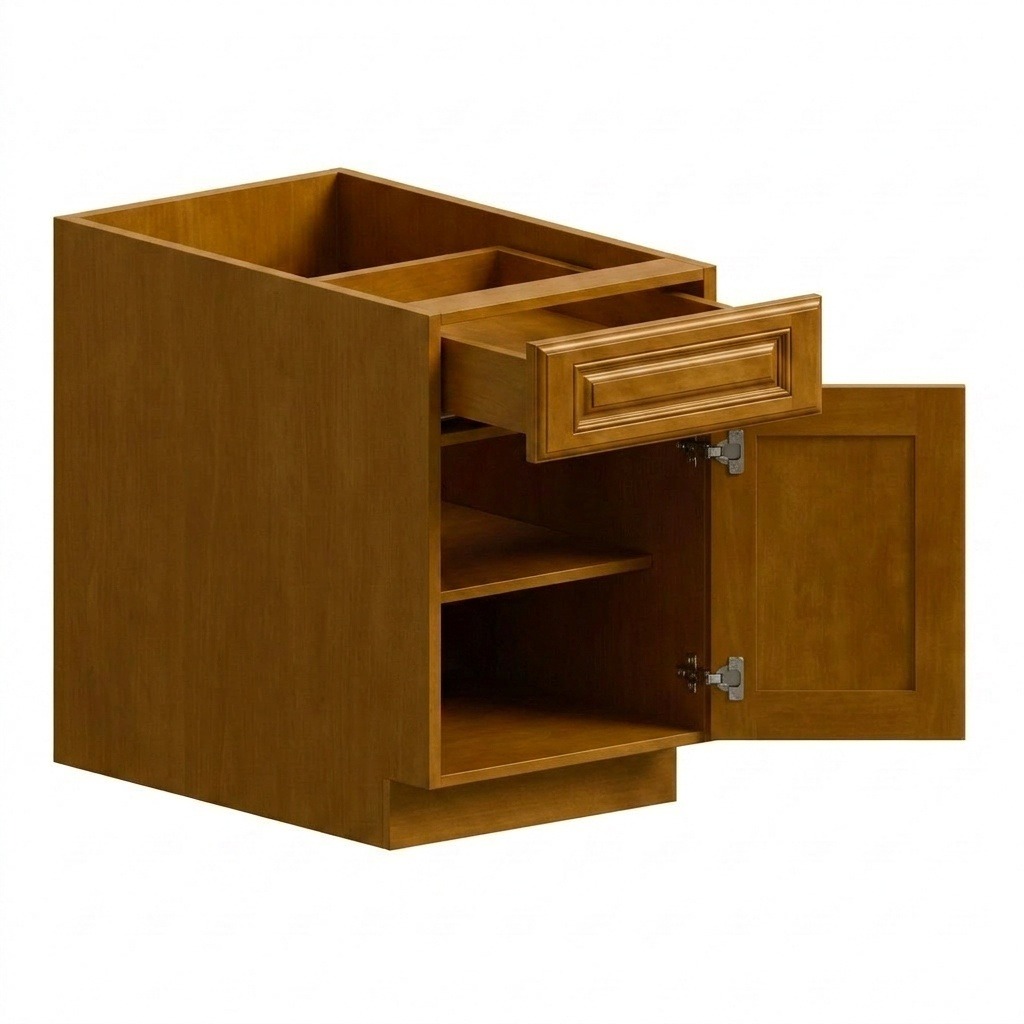 [B09-TK-NM] Base Cabinet - Natural Maple (9" W × 34.5" H × 24" D)